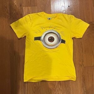 Yellow Minion Eye Kids T-Shirt
